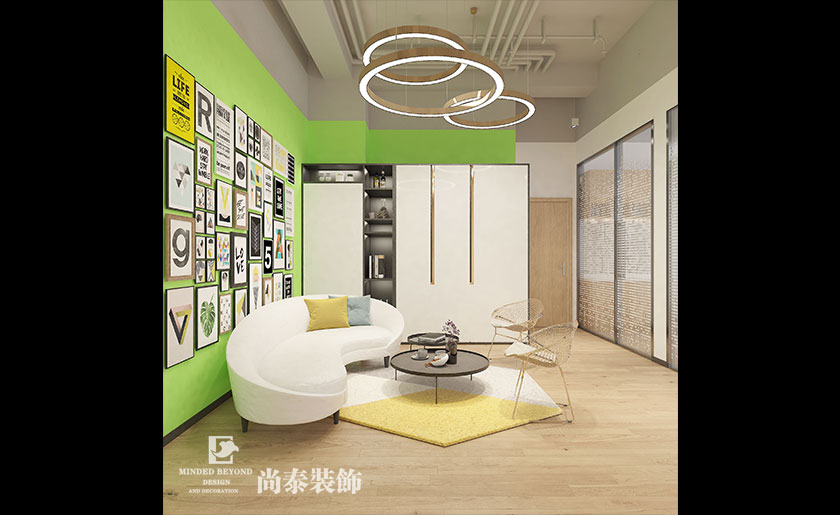 320㎡體育用品公司辦公室裝修設計 | 捷佳體育用品