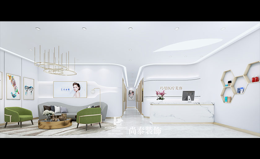 120㎡現代簡約醫療美容店裝修設計 | 巧曼醫療美容
