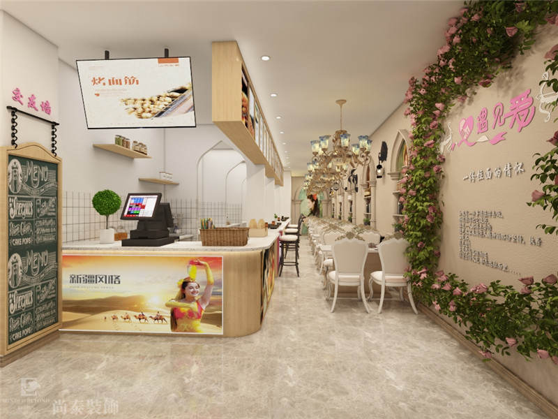 40平米餐飲店裝修效果圖 40平米餐飲店裝修效果圖