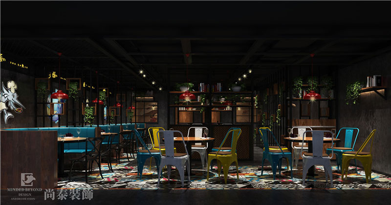 餐飲店裝修效果圖 餐飲店裝修效果圖