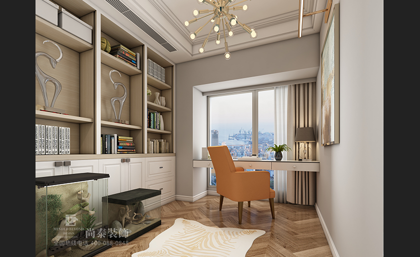 135㎡現代輕奢大宅裝修效果圖 | 壹城中心