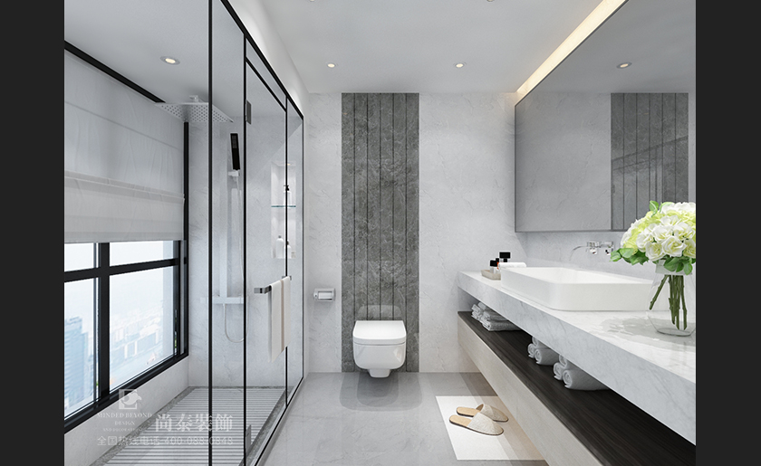 135㎡現代輕奢大宅裝修效果圖 | 壹城中心