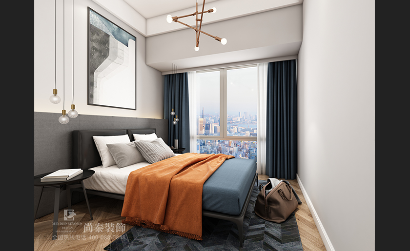 135㎡現代輕奢大宅裝修效果圖 | 壹城中心