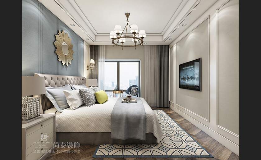 135㎡現代輕奢大宅裝修效果圖 | 壹城中心