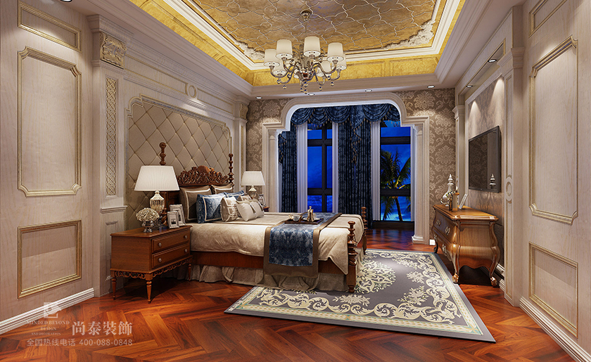 287㎡宮廷風格別墅裝修設計 | 梅林別墅