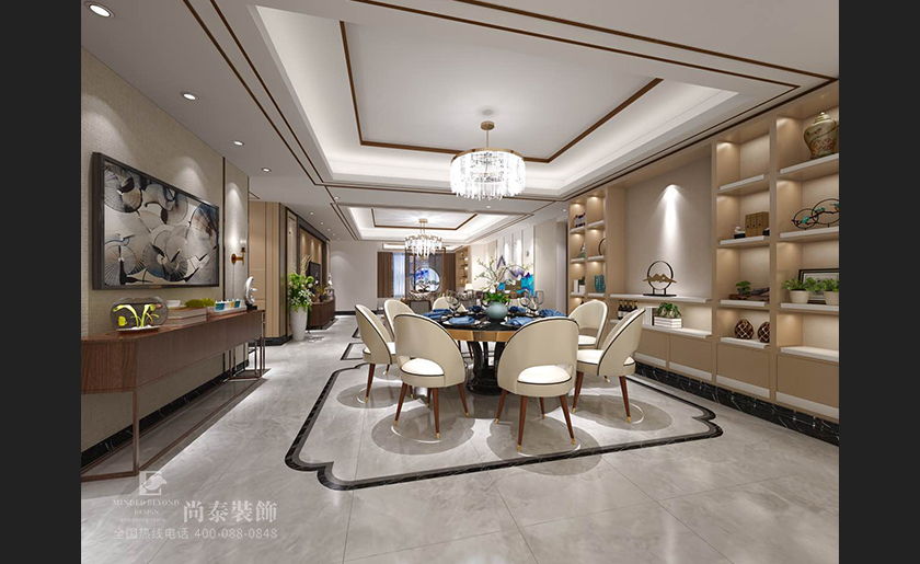 188平米雙拼平層大宅裝修設(shè)計(jì) | 蘭江山第