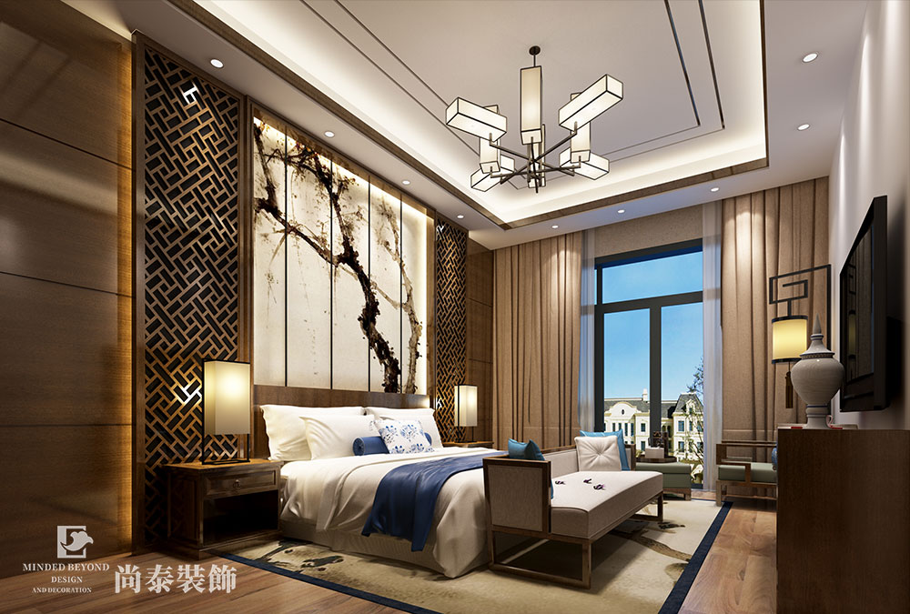 550平米新中式別墅家裝設(shè)計(jì)效果圖 | 紫鱗山花園