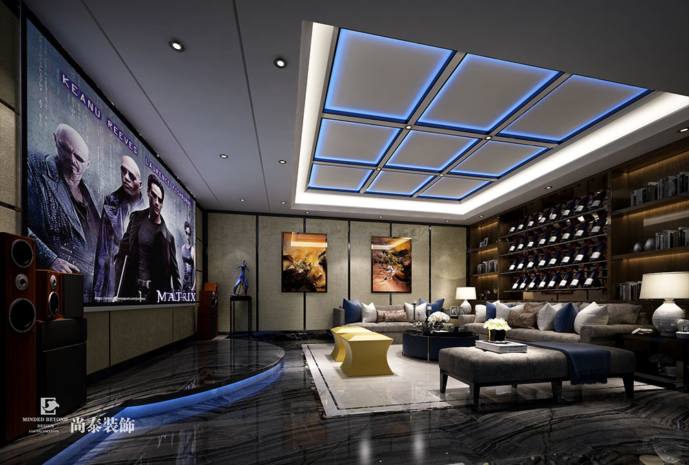 550平米新中式別墅家裝設(shè)計(jì)效果圖 | 紫鱗山花園