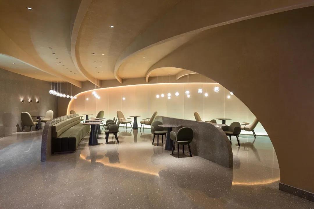 Spa會館用餐區設計裝修圖