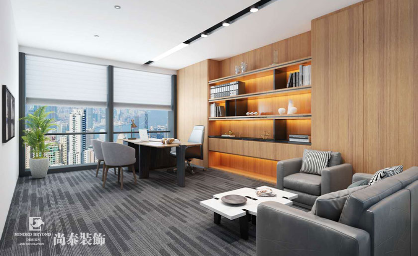 600㎡電子科技公司辦公室裝修設計 | 億思騰達