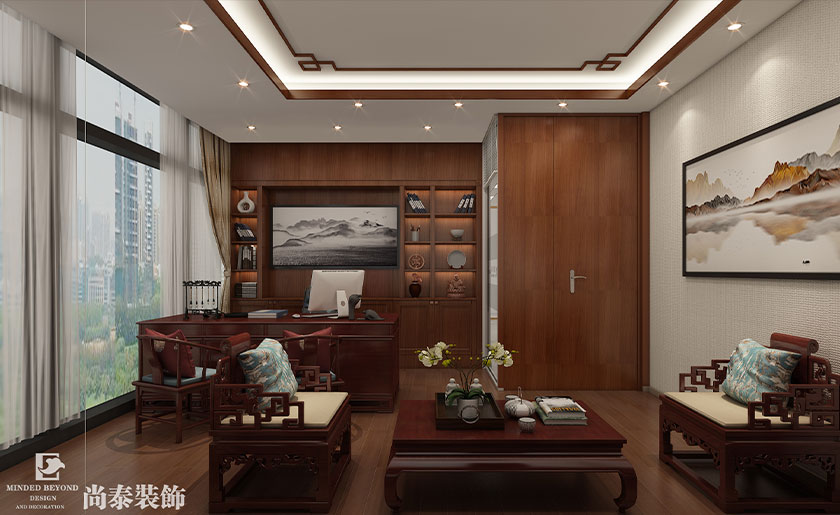 200㎡新中式醫藥科技公司辦公室設計 | 大誼醫藥