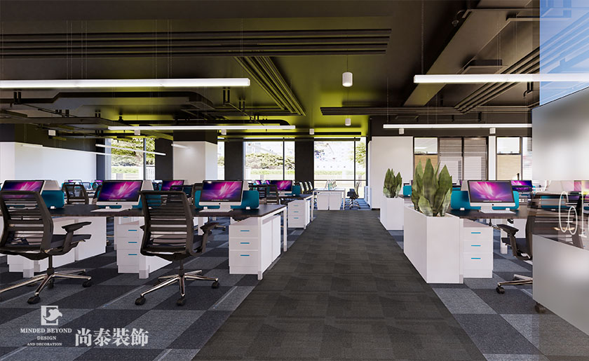 2000㎡云科技公司辦公室裝修設(shè)計 | 卡萊特(深圳)