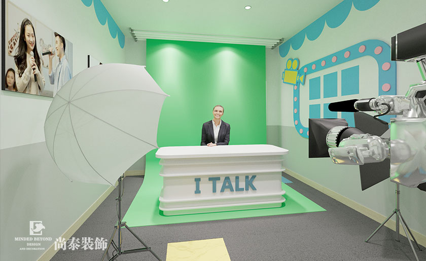 80平米兒童早教培訓裝修設計 | I TALK語言培訓中心