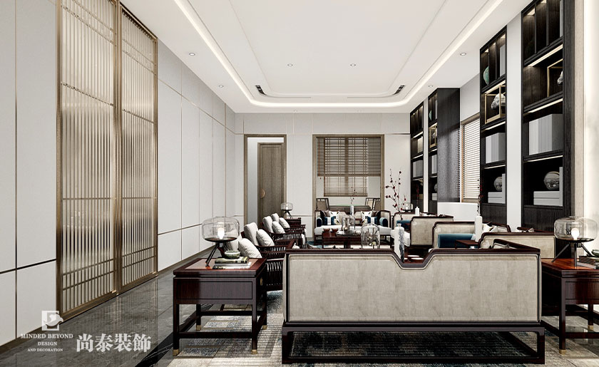 500㎡新中式高端會所裝修效果圖 | 微棠別院