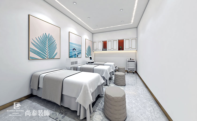 130㎡輕奢風(fēng)美容院裝修設(shè)計(jì) | 奧洛拉美業(yè)