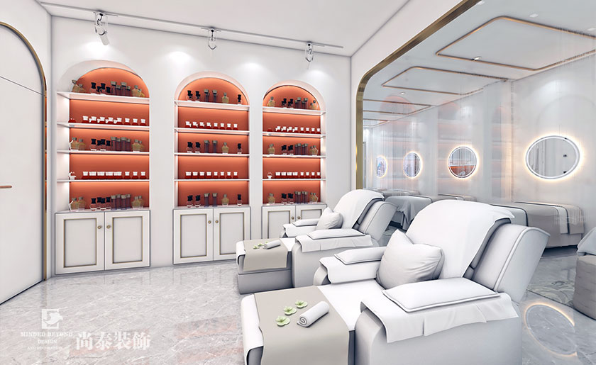 130㎡輕奢風(fēng)美容院裝修設(shè)計(jì) | 奧洛拉美業(yè)