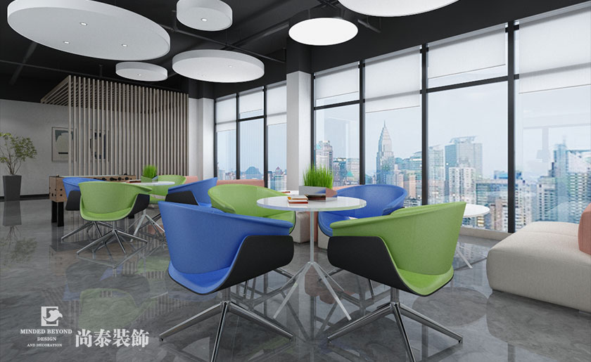 920㎡家政公司辦公室裝修設(shè)計(jì) | 輕喜到家