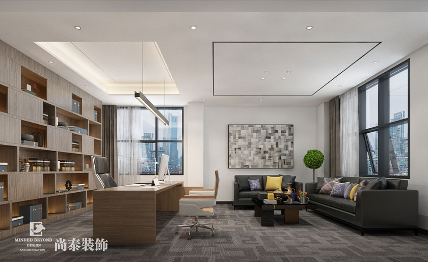 920㎡家政公司辦公室裝修設(shè)計(jì) | 輕喜到家