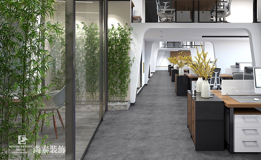 1600㎡表業(yè)公司辦公室裝修設(shè)計效果圖 | 百迪表業(yè)