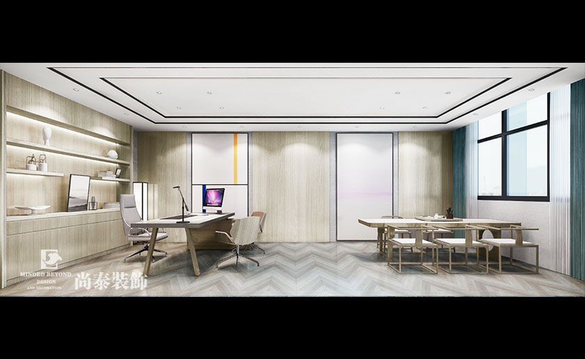 1600㎡表業(yè)公司辦公室裝修設(shè)計效果圖 | 百迪表業(yè)