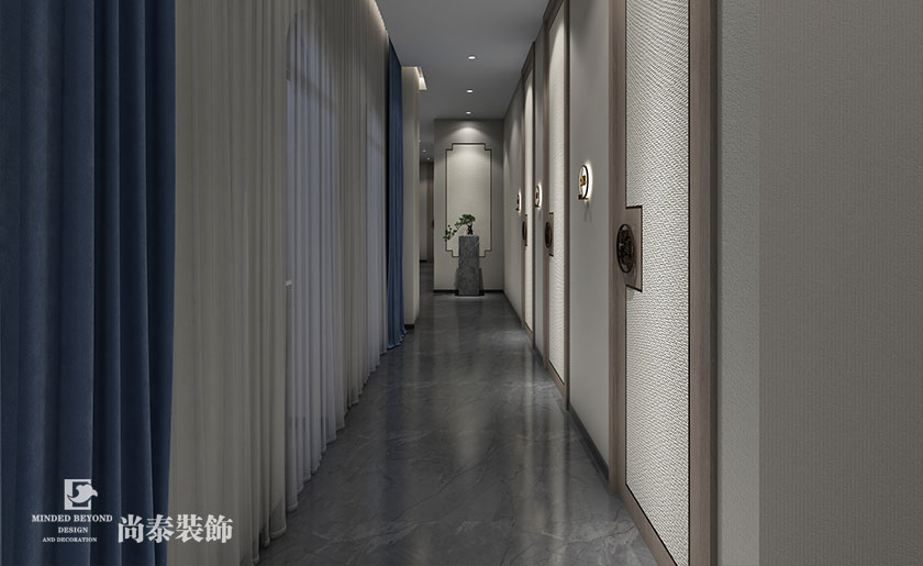 200㎡中式美容院裝修設計 | 伊蓮娜健康呵護中心