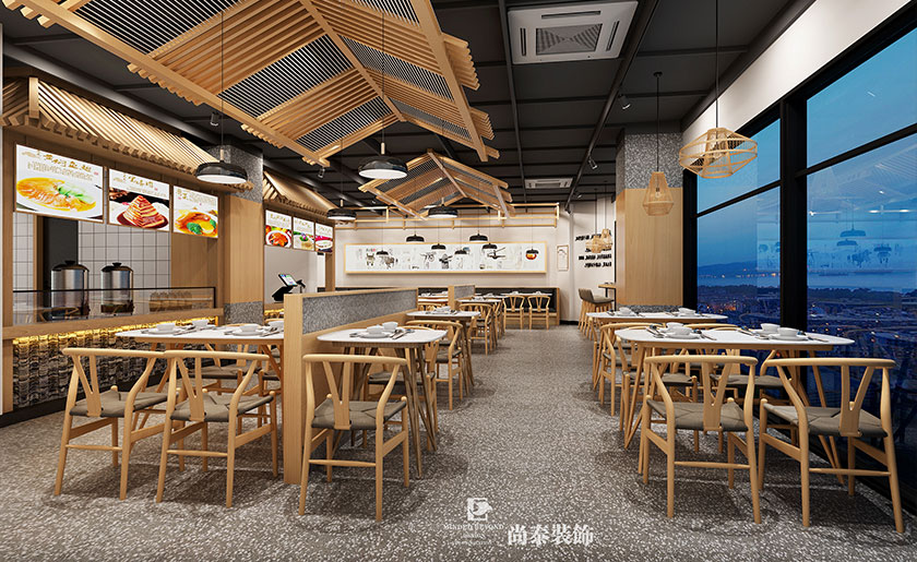 200㎡工業(yè)風早餐店裝修設(shè)計 | 蝸牛客棧