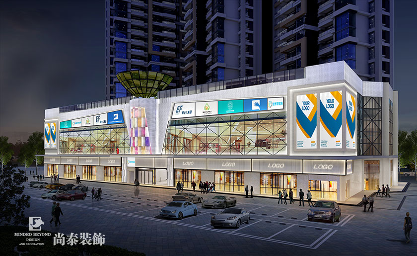 2000㎡新潮商場裝修設計 | 趣坊商城