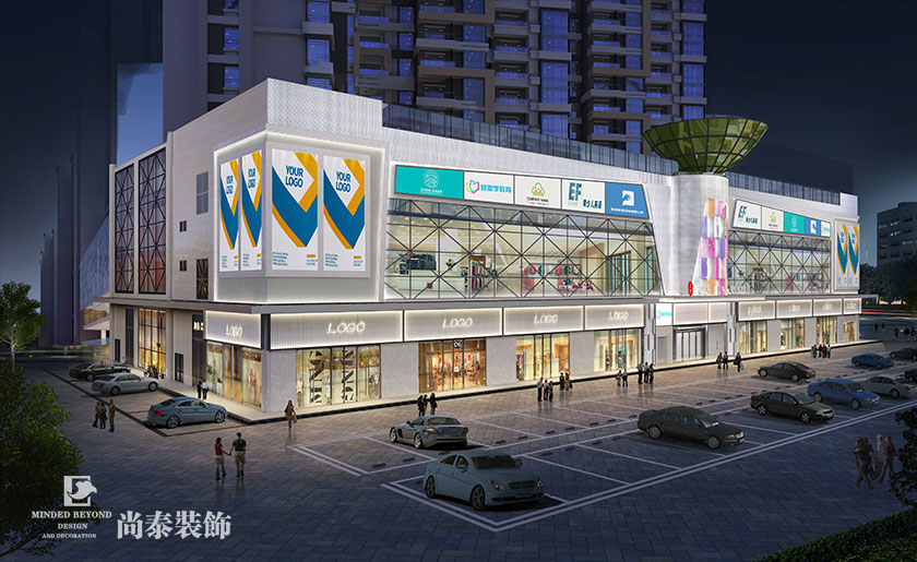 2000㎡新潮商場裝修設計 | 趣坊商城