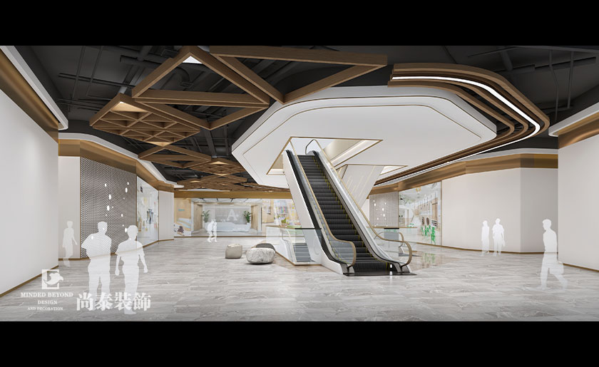 2000㎡新潮商場裝修設計 | 趣坊商城