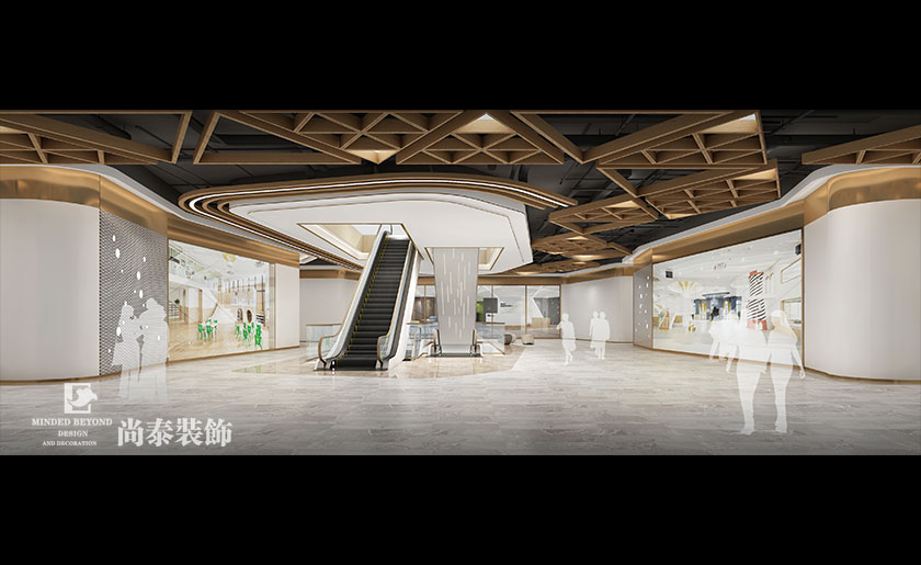 2000㎡新潮商場裝修設計 | 趣坊商城