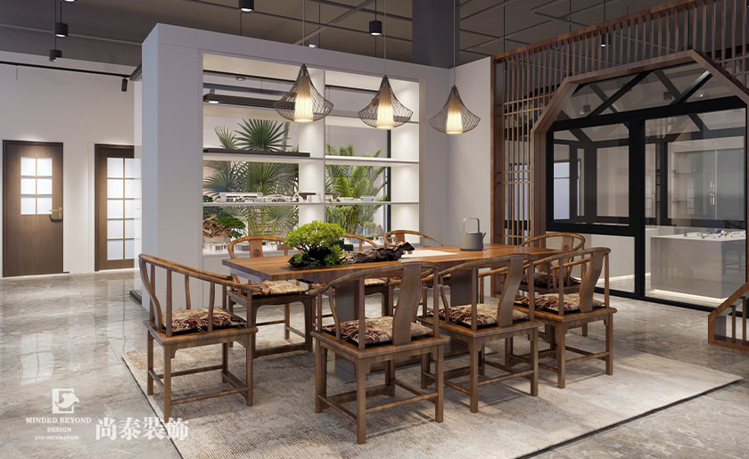 600㎡時尚門窗展廳裝修設計 | 居新裝飾