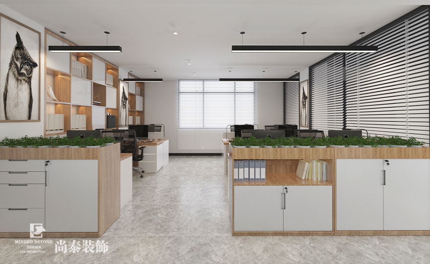 160㎡休閑簡約電商公司辦公室裝修效果圖 | 石超