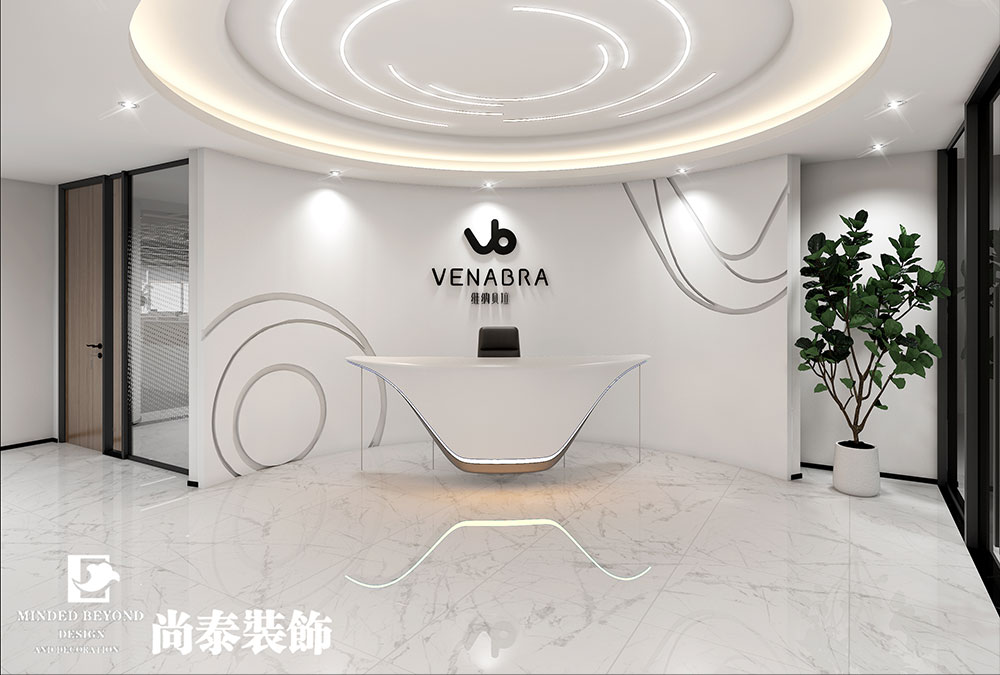 1200㎡電子科技實業公司辦公室設計 | 健之家