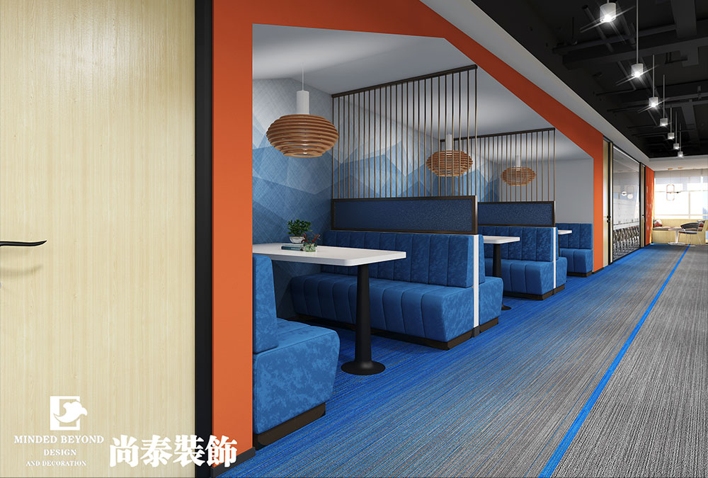 1200㎡電子科技實業公司辦公室設計 | 健之家