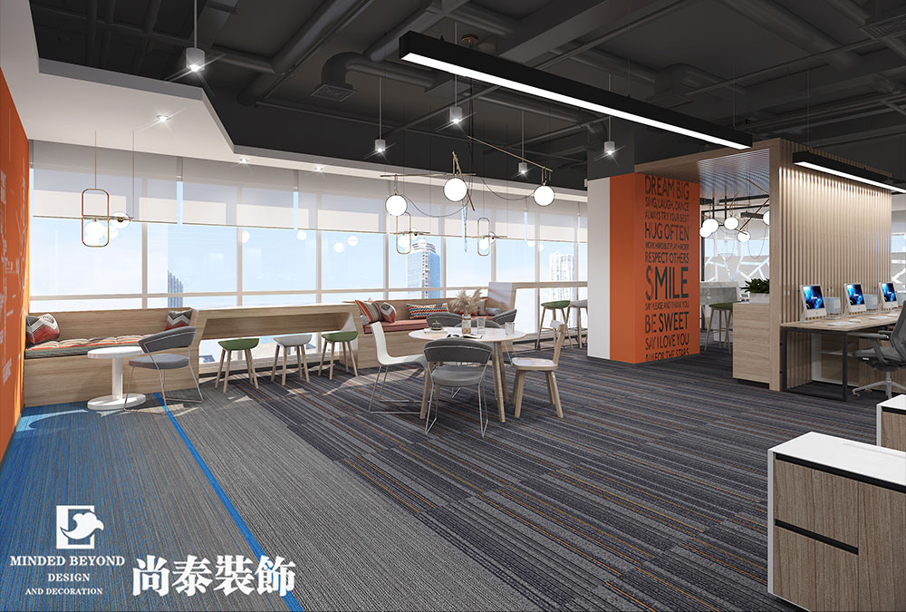 1200㎡電子科技實業公司辦公室設計 | 健之家