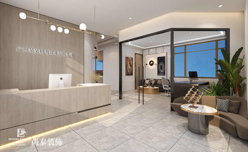 120㎡機電設備辦公室裝修效果圖 | 南陽商業大廈