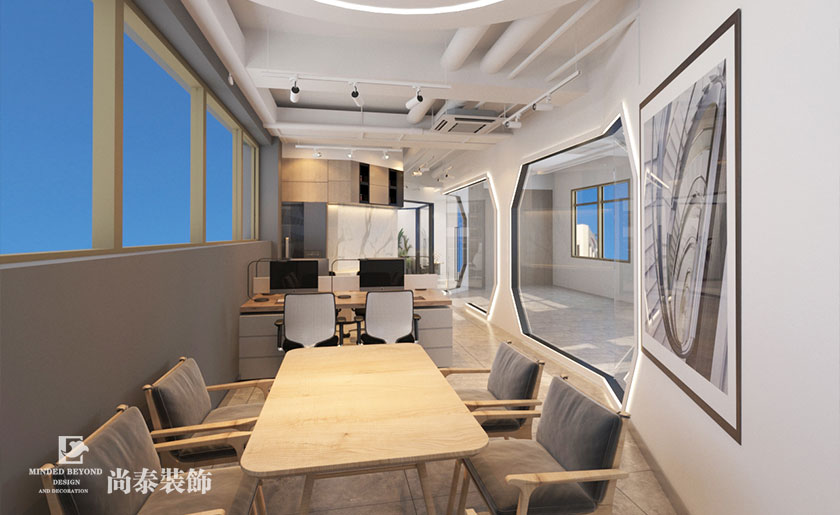 120㎡機電設備辦公室裝修效果圖 | 南陽商業大廈