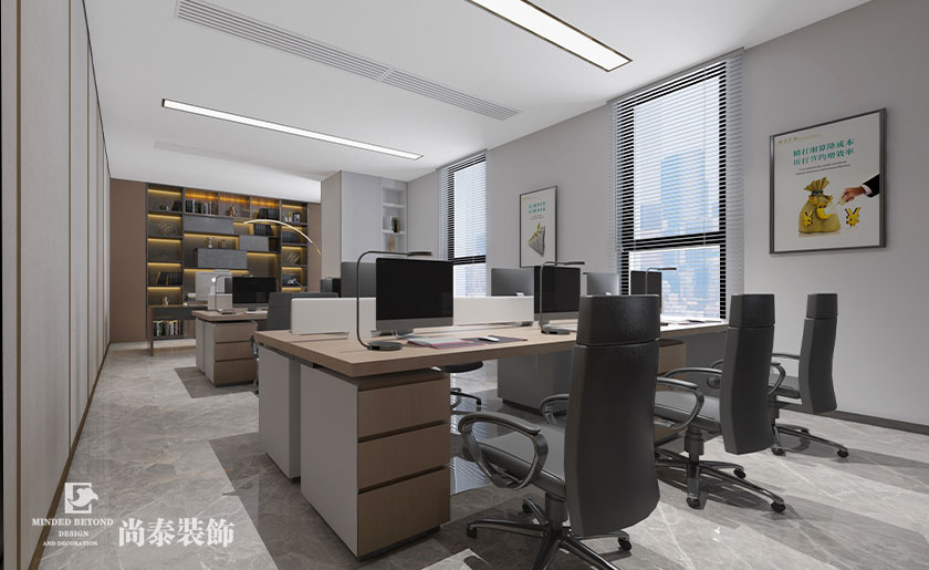 1000㎡化妝品公司辦公室裝修設計 | FONCE梵西