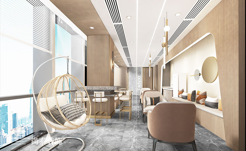 1000㎡化妝品公司辦公室裝修設計 | FONCE梵西