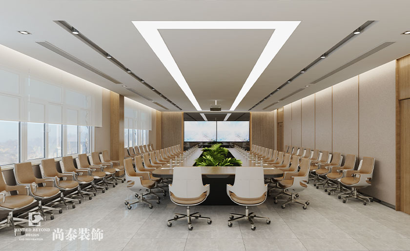 1600㎡環保產業公司辦公室裝修設計 | 綠色動力環保集團