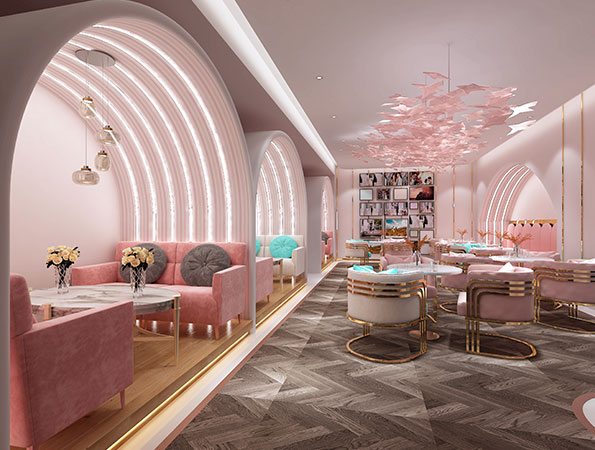 335平米婚紗攝影店裝修設計 | 米蘭新娘