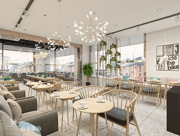 150平米現(xiàn)代簡(jiǎn)約唯美餐廳設(shè)計(jì) | 黑鳳梨