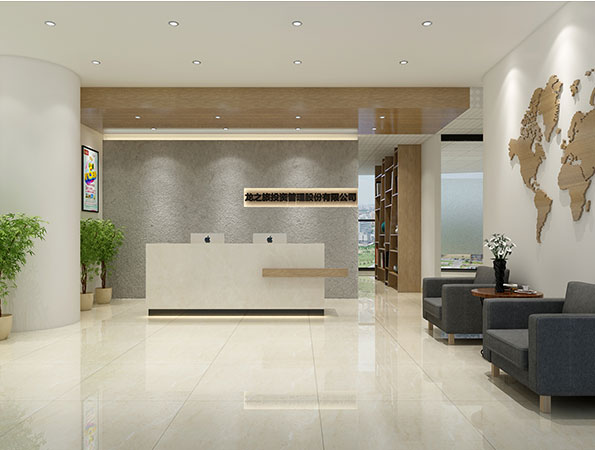 500㎡控股集團辦公室裝修設計 | 龍之旅投資