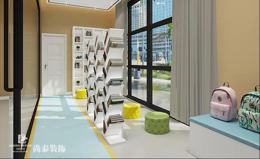 250㎡現代風格教育培訓機構教室裝修效果圖