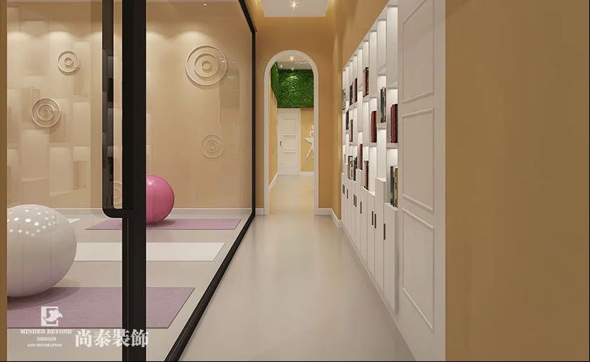 250㎡現代風格教育培訓機構裝修效果圖