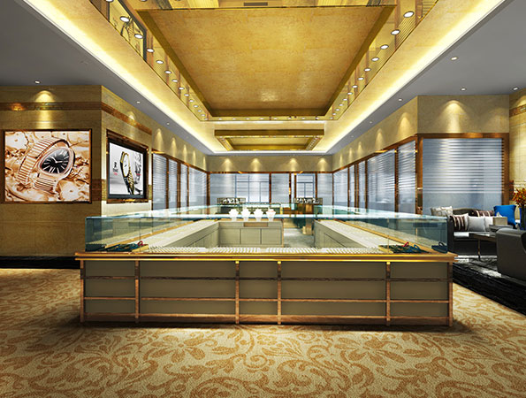 255㎡現代奢華金飾店裝修設計 | 愛福歐