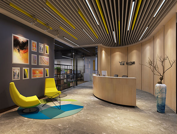 300平米科技公司辦公室裝修設計 | 睿尚創力
