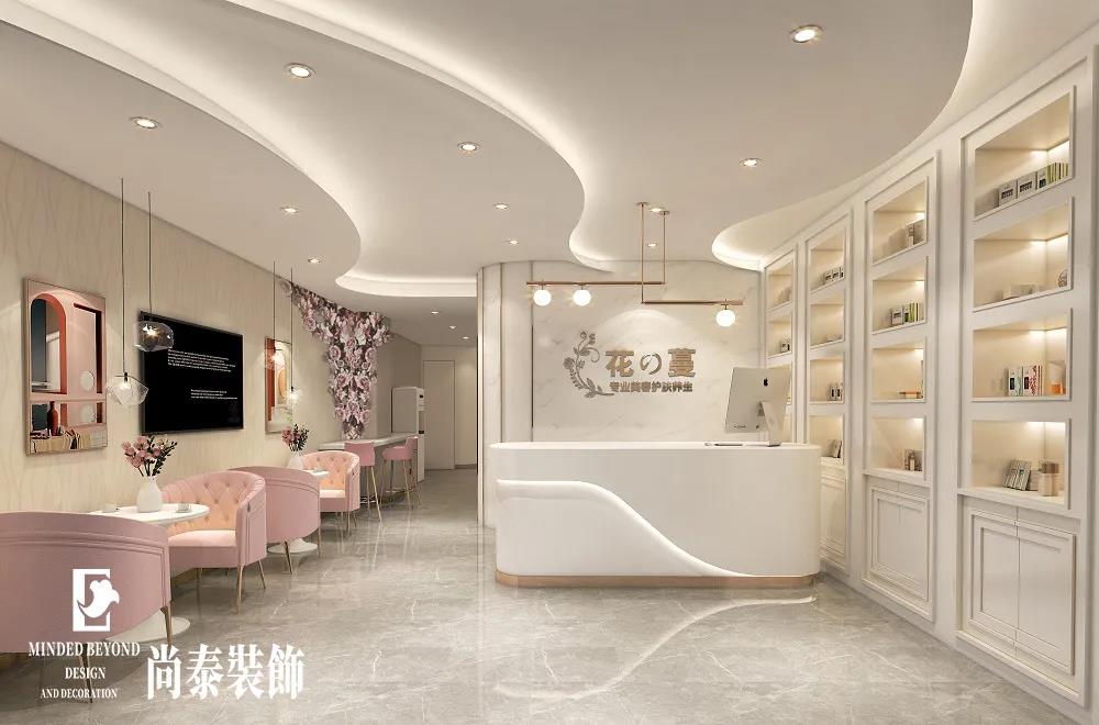 現代輕奢風格美容院裝修效果圖