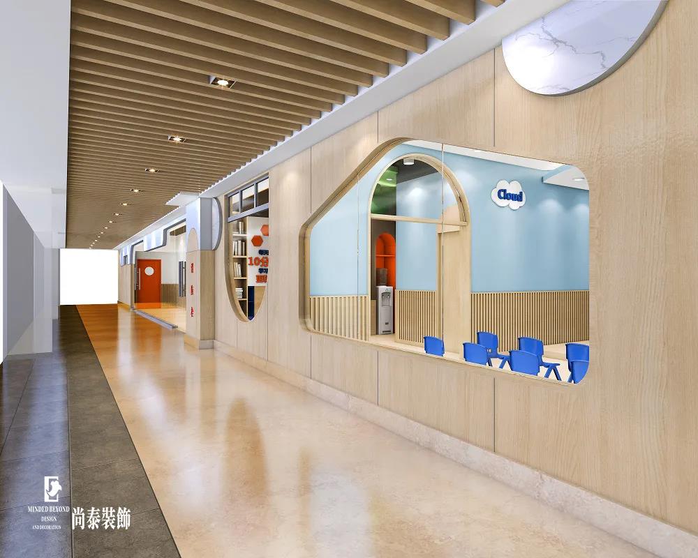 兒童英語培訓機構裝修翻新效果圖