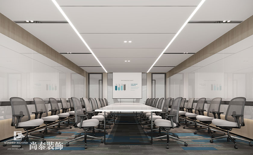 6000㎡醫(yī)療科技公司辦公室展廳裝修設(shè)計(jì)